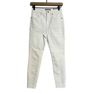 Everlane The High Rise Skinny Jean 26 Ankle White Crop